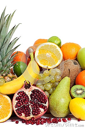 Healthy vitamin fruits Stock Photo