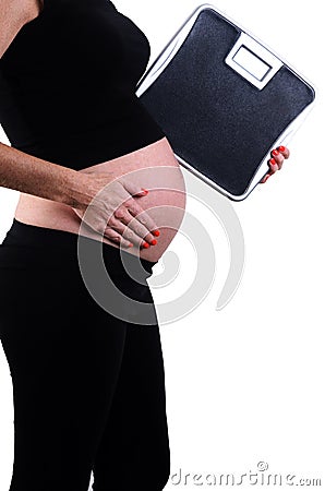 Healthy weight gain Stock Photo
