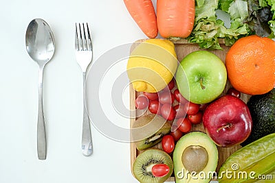 Healthy wellbeing Ketogenic diet healthy Vegetable diet nutrition and medication Stock Photo