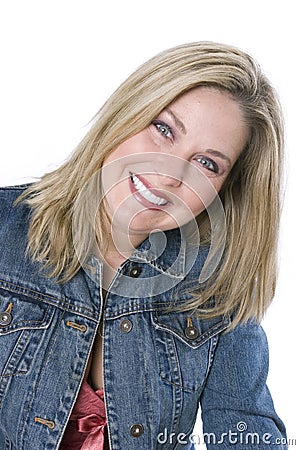 Healthy young woman Stock Photo