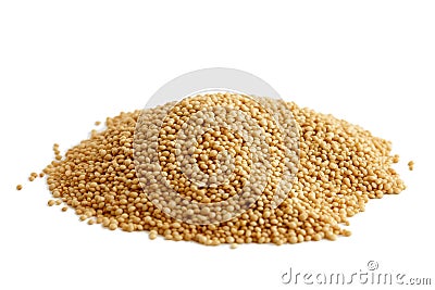 Heap of amaranth seeds Stock Photo