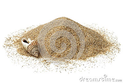 Heap of beach sand Stock Photo