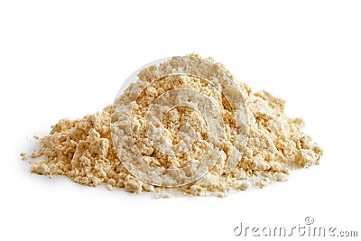 Heap of chickpea flour Stock Photo