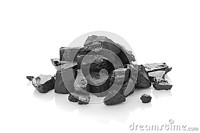 Heap of coal Stock Photo