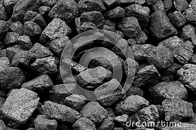 Heap of coal Stock Photo