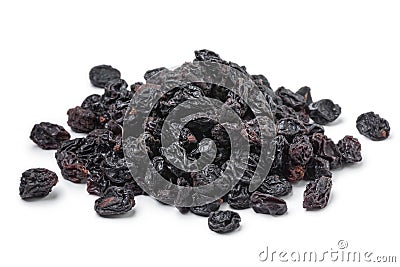 Heap of dried currants Stock Photo