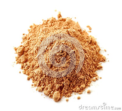Heap of dried vegetable powder Stock Photo