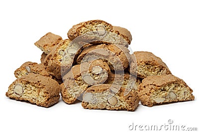 Heap of fresh baked cantuccini Stock Photo