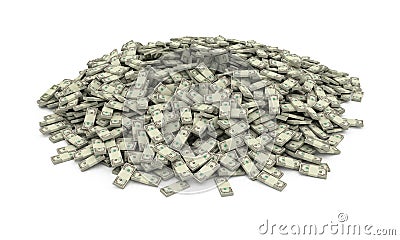 Heap of money Stock Photo