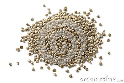 Heap of pearl millet Stock Photo