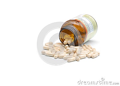 Heap of pills Stock Photo