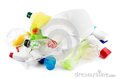 Plastic garbage Stock Photo