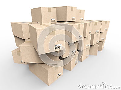 Heap of stockpile Stock Photo