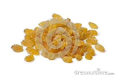 Heap of Sultana raisins Stock Photo