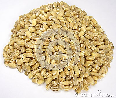 Heap of wheat grain Stock Photo