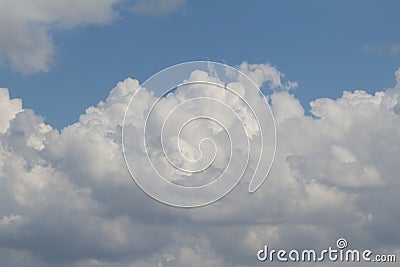 Heaps of clouds in the blue sky Stock Photo