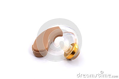 Hearing aid Stock Photo