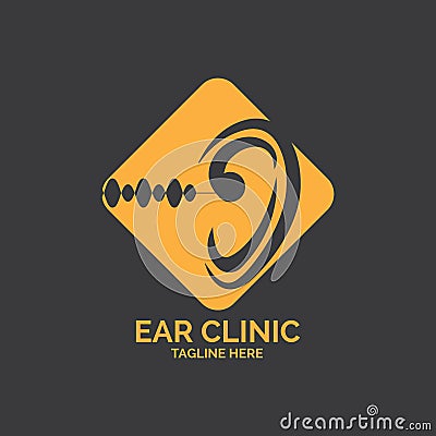 Hearing Logo Template vector icon design Vector Illustration