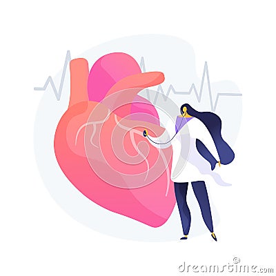 Hearing screening abstract concept vector illustration. Vector Illustration