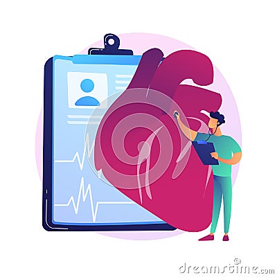 Hearing screening abstract concept vector illustration. Vector Illustration