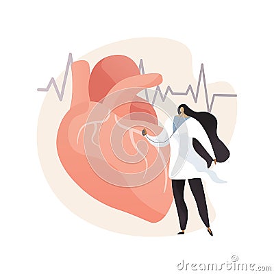 Hearing screening abstract concept vector illustration. Vector Illustration