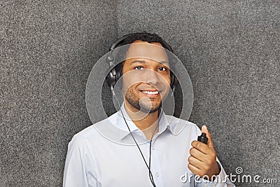 Hearing Test Stock Photo