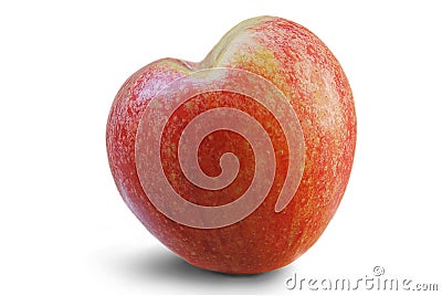 Heart apple Stock Photo