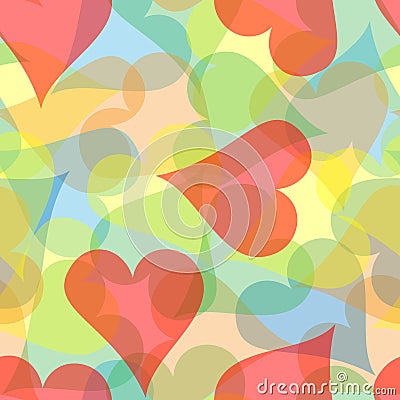 Heart Background Vector Illustration