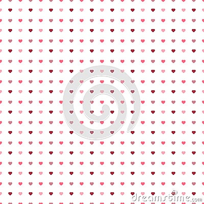 seamless heart pattern and background vector illustration Vector Illustration