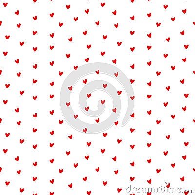 seamless heart pattern and background vector illustration Vector Illustration