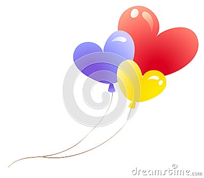 Heart balloon Stock Photo