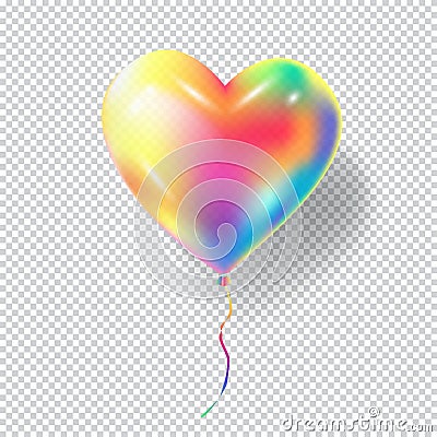 Heart Balloon Vector Illustration