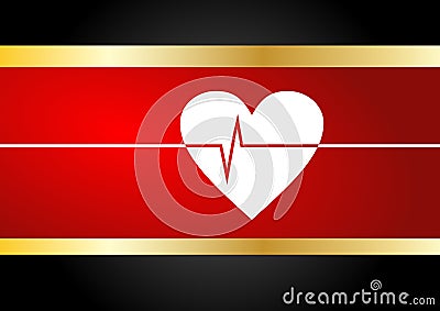 Heart beat Stock Photo