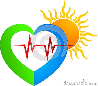 Heart beat Vector Illustration