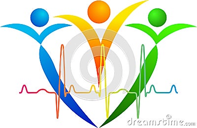 Heart beat Vector Illustration