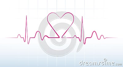 Heart beat Stock Photo