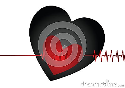 Heart beat Stock Photo