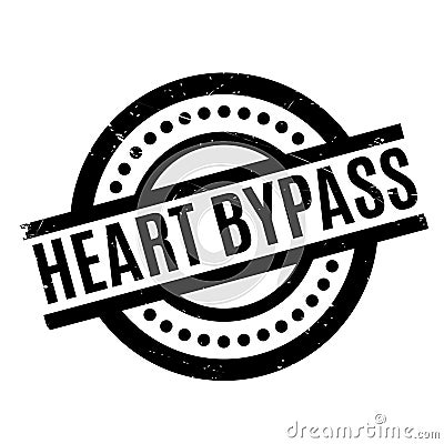 Heart Bypass rubber stamp Stock Photo