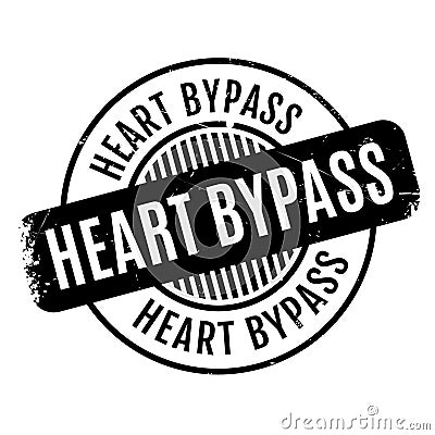 Heart Bypass rubber stamp Stock Photo