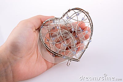 Heart cage Stock Photo