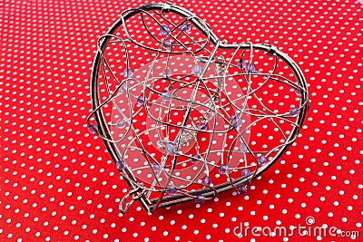 Heart cage Stock Photo