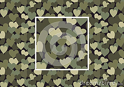 Heart Camouflage Royalty Free Stock Image - Image: 12531466