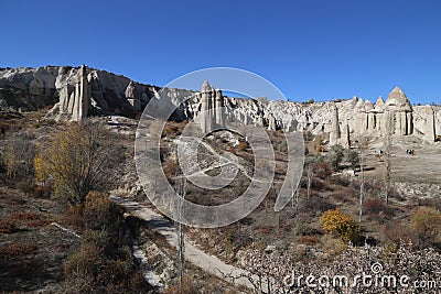 The heart of Cappadocia is the Love Valley Stock Photo