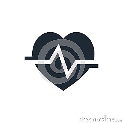 Heart cardiology icon Vector Illustration