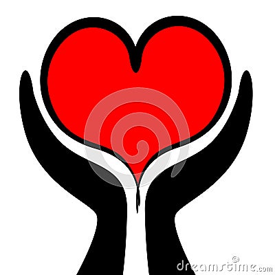 Heart care Stock Photo