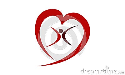 Heart Care Vector Illustration