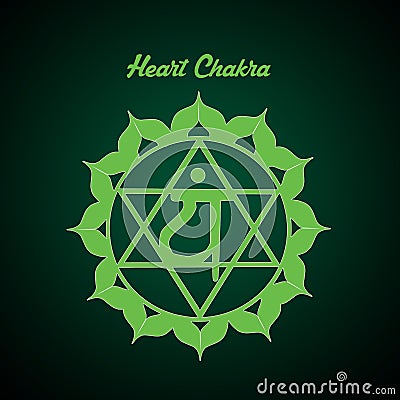 Heart Chakra Stock Photo