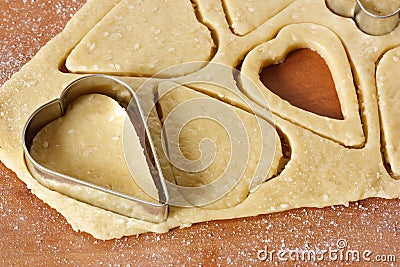 Heart cookies. Stock Photo