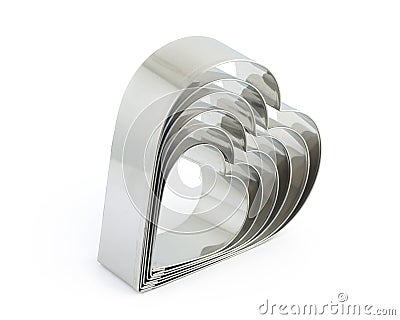 Heart Cutters Stock Photo