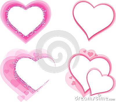 Heart element design Vector Illustration